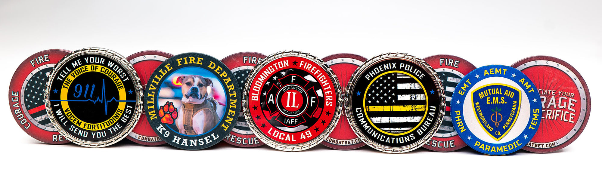 Fire & EMS Challenge Coins