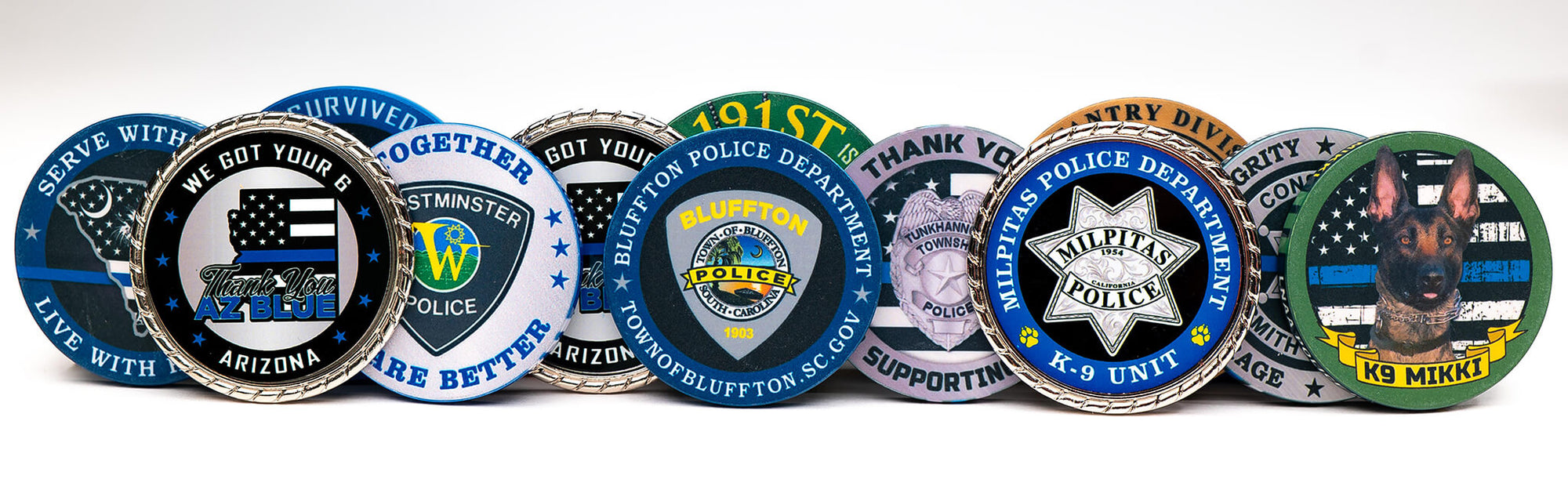 Law Enforcement Challenge Coins - Combatbet