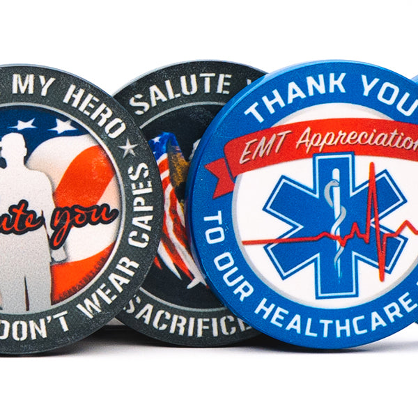 Appreciation Coins Collection - Show your appreciation of police, fire, first responders, EMT and more