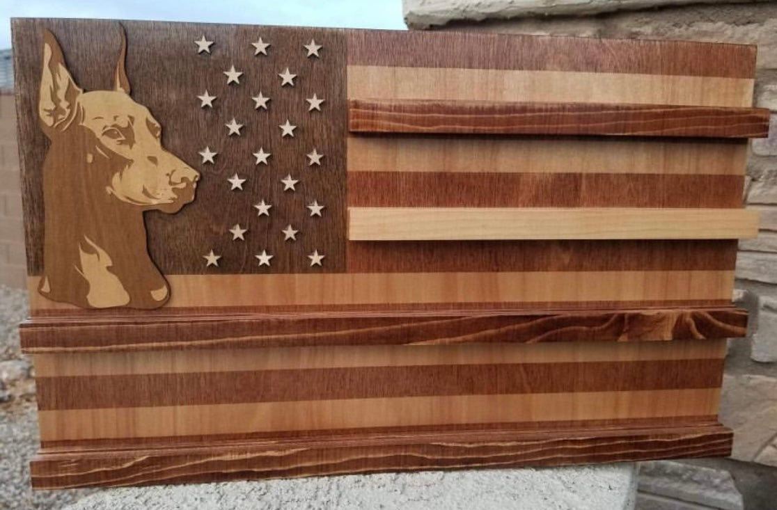 K9 Challenge Coin Display Board - 18&quot; x 11&quot;